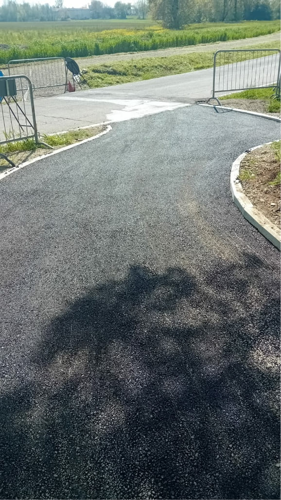 Cotruzione pista ciclabile a Gattatico (Reggio emilia) 4