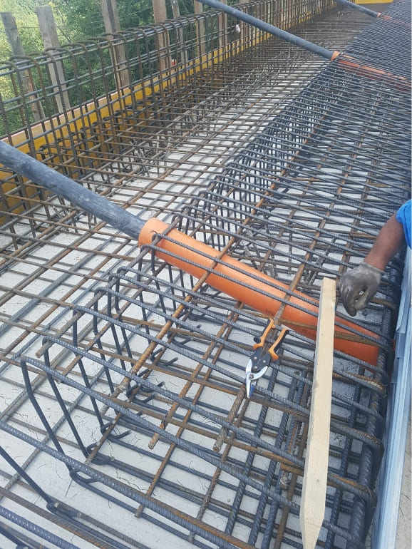 Ripristino cedimento banchina sede stradale S.P. 97 provincia di Parma 2