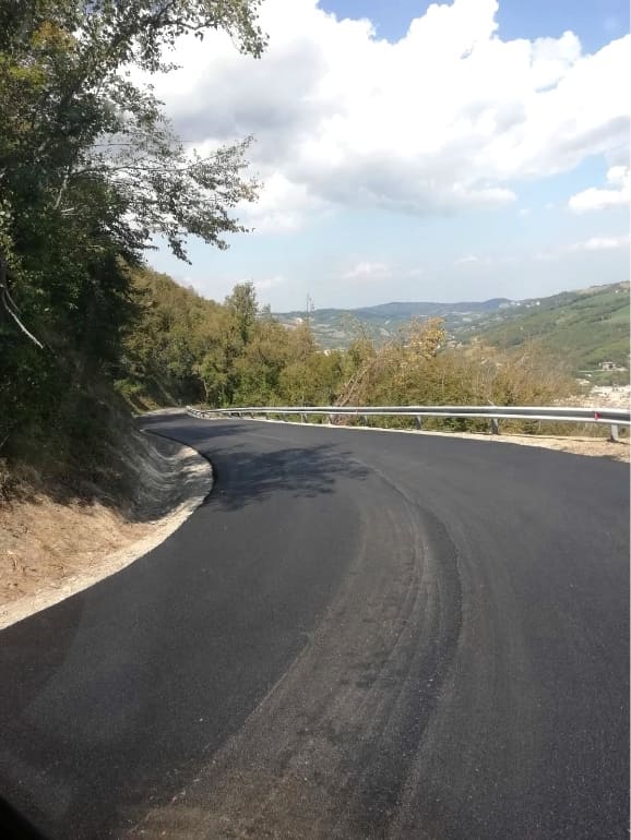 Ripristino cedimento banchina sede stradale S.P. 97 provincia di Parma 4