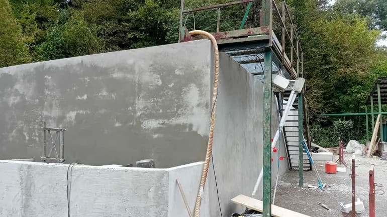 Risanamento esterno vasca depuratore